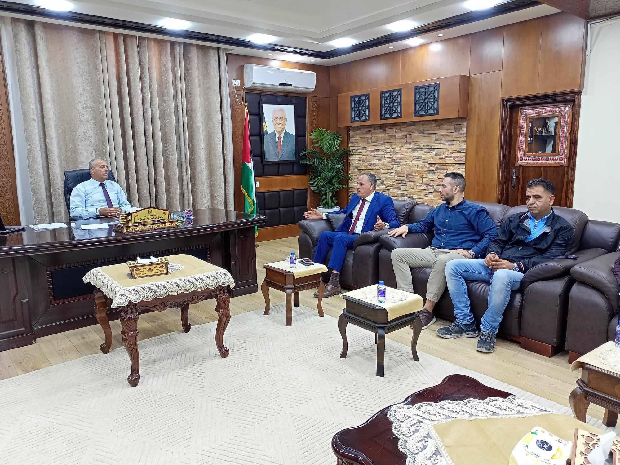 زيارة لمقر محافظة جنين 